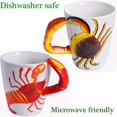 thumbnail image 3 of 3D Coffee Mug Funny Animal Porcelain 13.5 Oz Tea Cup, 3 of 7