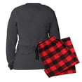 thumbnail image 2 of CafePress - Giantschnauzerpatriot - Women's Long Sleeve Charcoal Gray Pajamas, 2 of 3