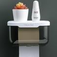 thumbnail image 4 of Toilet Paper Holder For Toilet Paper Towel Holder Bathroom Dispenser Storage Box (blue), 4 of 4