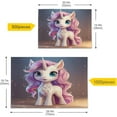 thumbnail image 5 of FREEAMG Cute Cartoon Unicorn Puzzle 500 Pieces - Wooden Jigsaw Puzzles for Family Games - Suitable for Teenagers and Adults, 20.5"x14.9", 5 of 7