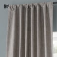 thumbnail image 3 of Derby Brown Monochromatic Faux Linen Room Darkening Curtain Pair (2 Panels), Derby Brown, 50W X 120L, 3 of 9