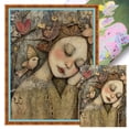 thumbnail image 1 of (2) Hilo Algodón Ecológico Bordado 11CT 3 Hebras Impresión 45x60cm Kit Serie Personajes Punto Cruz para Niña Durmiente, 1 of 9