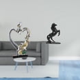 thumbnail image 2 of Estatua de pareja,Figura de pareja besándose,regalo de boda moderno,Estatua de pareja besándose en el aniversario de San Valentín,Estatua del caballo,Estatua de caballo de resina,escultura, 2 of 8