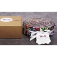 thumbnail image 5 of Soimoi 40Pcs Tribal Print Precut Fabrics Strips Roll Up 1.5 inches Cotton Jelly Rolls For Quilting - Multicolor, 5 of 9
