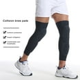 thumbnail image 3 of Knee Braces, [2 Pack] Double Crashproof Knee & Calf Pads, Thigh Compression Leg Sleeves Protection for Youth Adults Sports Football Basketball Volleyball Running Baseball, 3 of 11