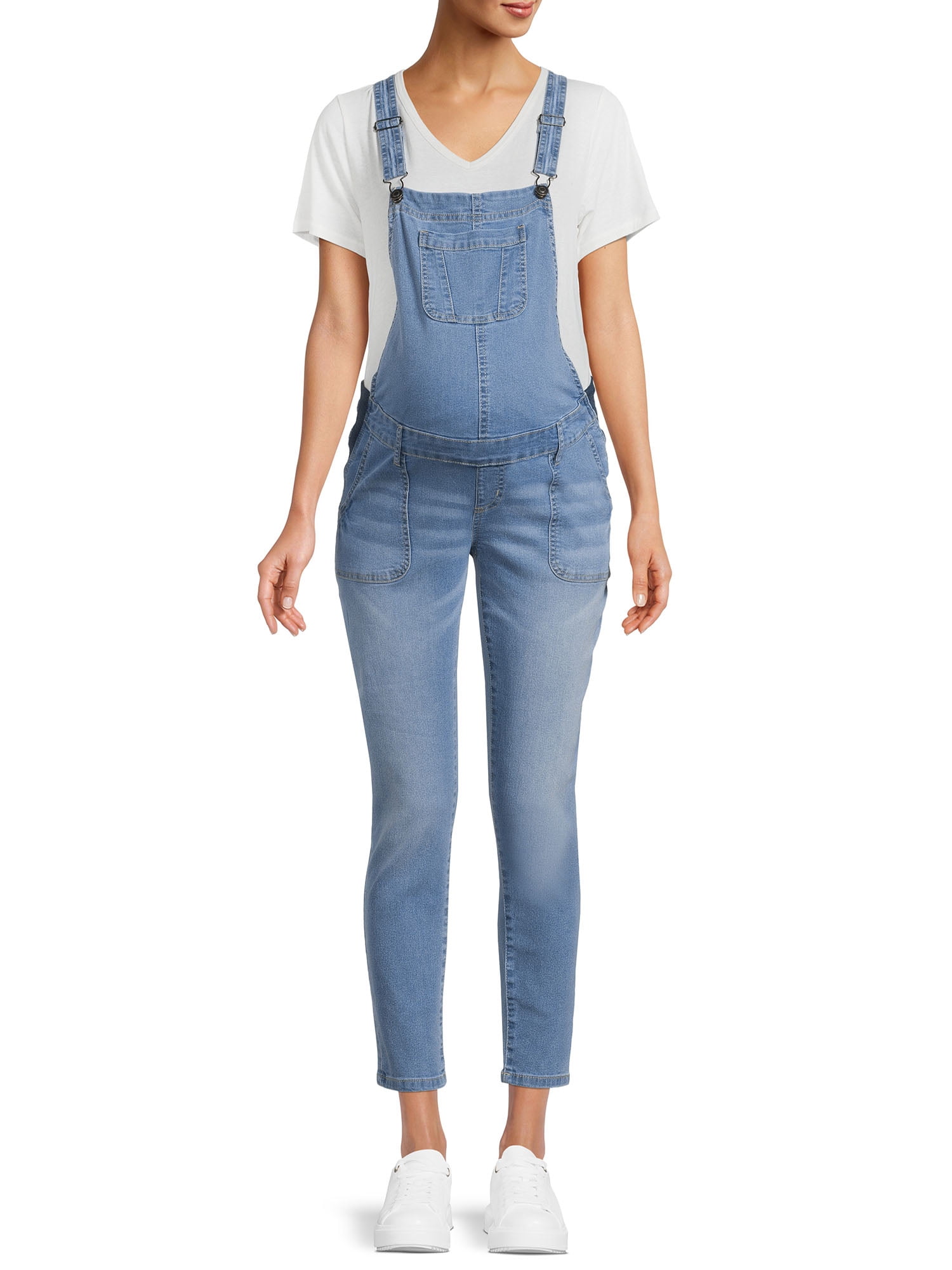 Planet Motherhood Maternity Women's Overalls with Side Panel