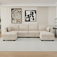 thumbnail image 3 of Modular Sectional Sofa U Shaped Modular Couch with Reversible Chaise Modular Sofa Sectional Couch with Storage Seats 00026, 3 of 9