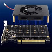CSYANXING High Speed NVMe SSD Adapter Card With 4 Disk Soft RAID And PCIE 3 0 4 0 Support For Data Centers