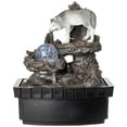 thumbnail image 4 of OK Lighting Fontaine de Table Wolf de 10,25 Po H, Noire, 4 of 9