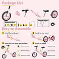 thumbnail image 4 of Upgraded Balance Bike for 2 3 4 5 Year Old Kids Boys Girls 12-Inch Wheels Training Bike No Pedal Adjustable Seat &amp; Handlebar Height, 4 of 9