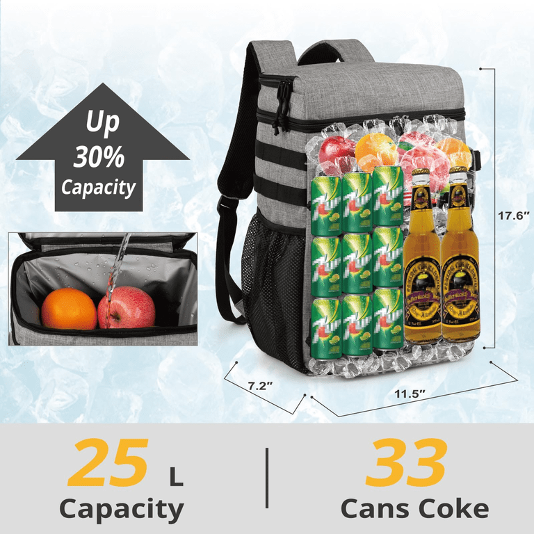 Backpack Cooler,Soft Lightweight Leakproof Cooler Backpack 