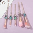thumbnail image 4 of Makeup Brushes Set - 5Pcs Creative Stitch Theme Cosmetic Brushes Set, Premium, 4 of 5