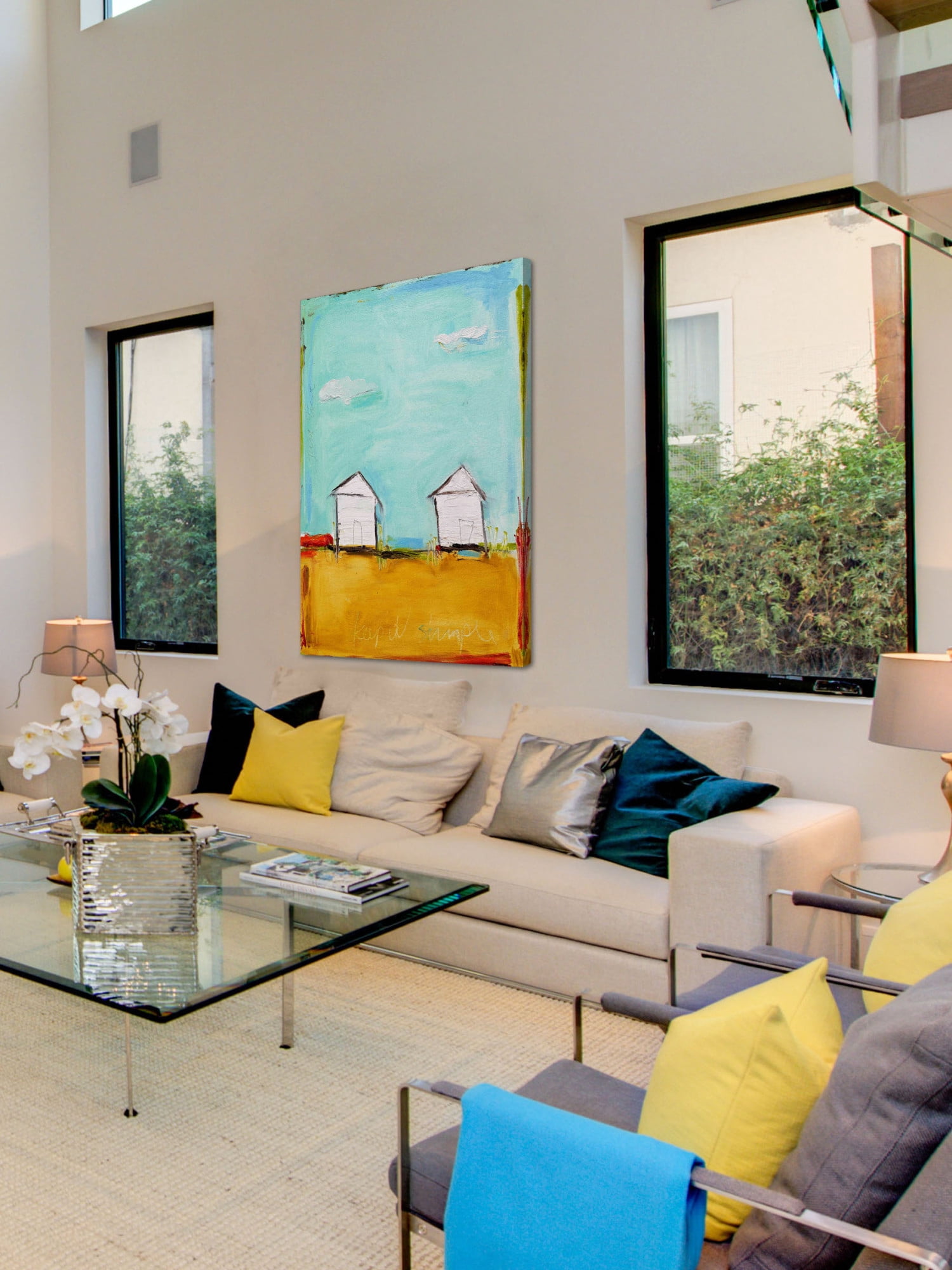 Marmont Hill "Keep It Simple" by Tori Campisi Painting Print on Canvas