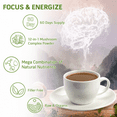 thumbnail image 4 of Mushroom Coffee- 10 Mushroom Blend Plus Cordycepsour Superfood Powder- 6.2oz (60 Servings) by Greenpeople, 4 of 11