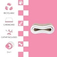 thumbnail image 2 of THE LICKER STORE Suvi 26" Modern Cardboard Infinity 2-in-1 Lounge Bed Cat Scratcher with Catnip, Cloud, CSR1014B, 2 of 7