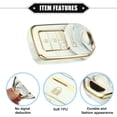 thumbnail image 4 of Ofertas únicas Funda para llavero compatible con Honda Accord CRV Patrón de porcelana de 5 botones TPU Gris Estuche para llavero sin llave, 4 of 7