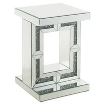 Acme Noralie Square Accent Table in Mirrored