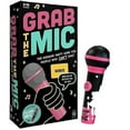 thumbnail image 1 of Grab The Mic Karaoke Game with Text Cards, 2-10 Players, Hilarious Board Game for Kids & Adults, Perfect for Parties & Birthdays - HZ, 1 of 1