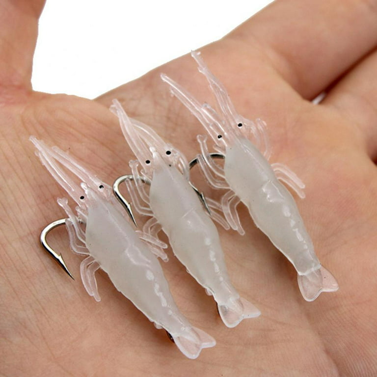 Magazine 10pcs 4cm Artificial Soft Shrimp Bait Lightweight
