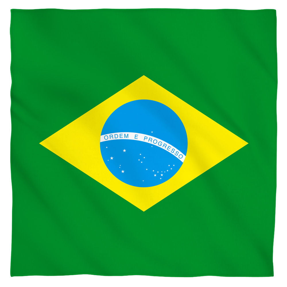 Brazil Brazilian Flag Souvenir Team Building Head Wrap International Day Bandana 