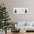 thumbnail image 2 of Stupell Indtries Rtic Merry Little Christmas Phrase Holiday Fir Trees,48 x 20,Design by Elizabeth Tyndall, 2 of 6