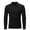 c01Black, variant on LNWUY Mens Mock Turtleneck T-Shirt Long Sleeve Solid Pullover Basic Designed Undershirt Stretch Soft Comfortable Breathable Top Navy S