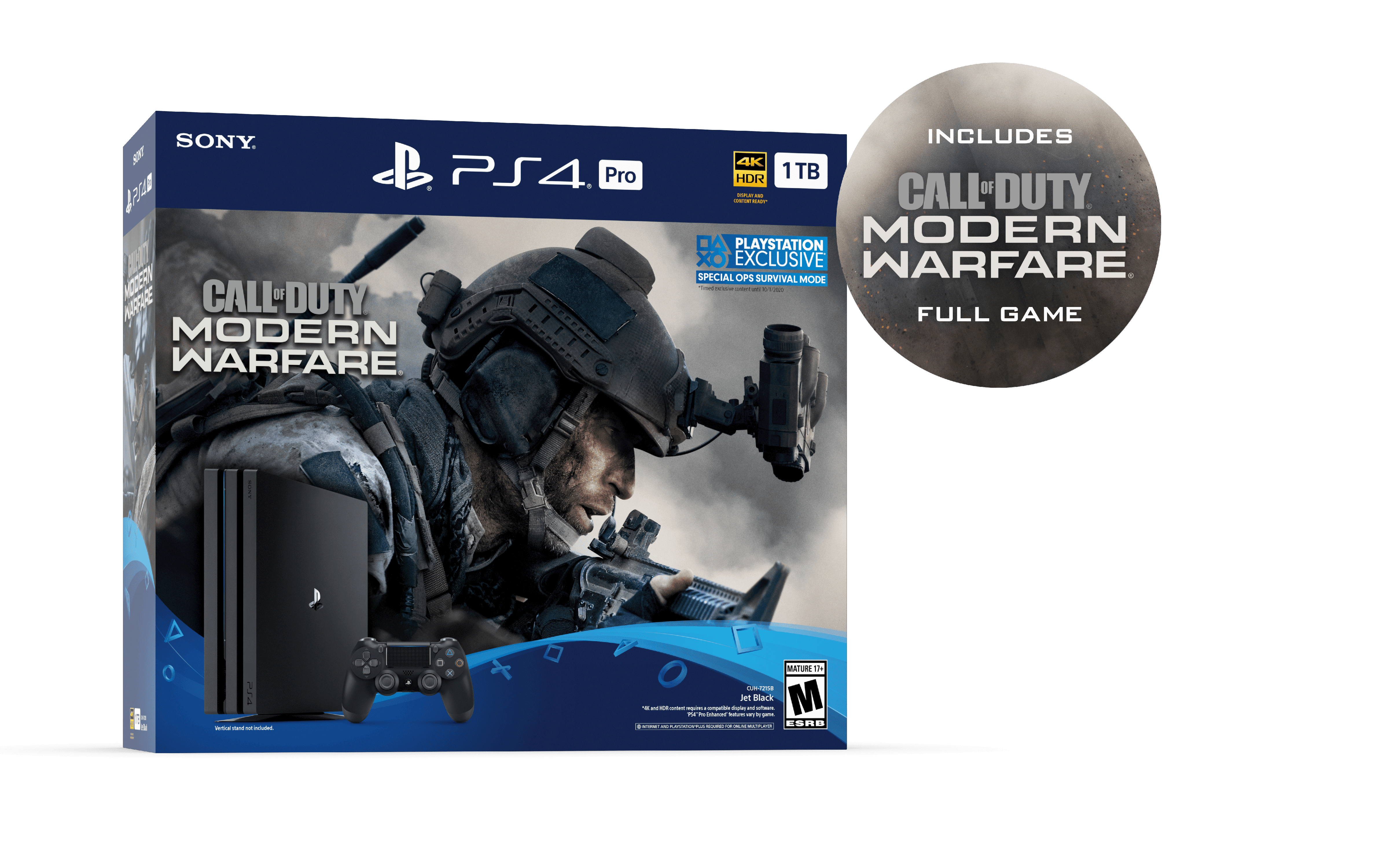 Perfervid partikel værksted Call of Duty®: Modern Warfare Playstation®4 Pro Bundle - Walmart.com