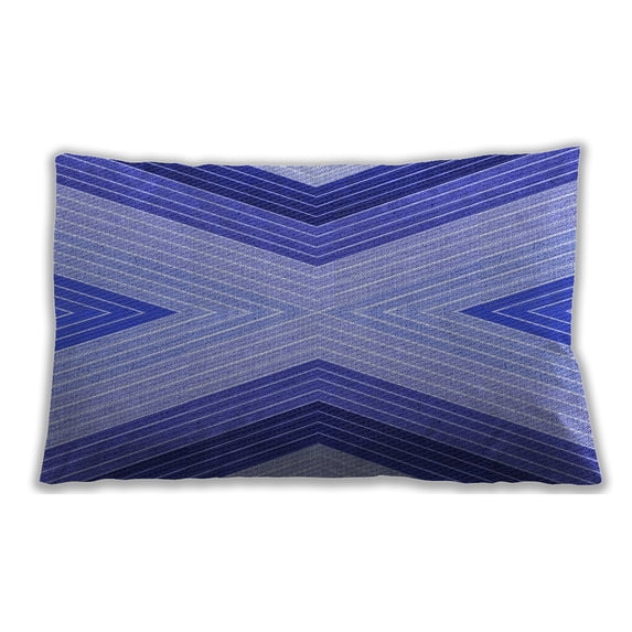 Ahgly Company Outdoor Rectangular Contemporary Lumbar Throw Pillow, 13 inch by 19 inch
