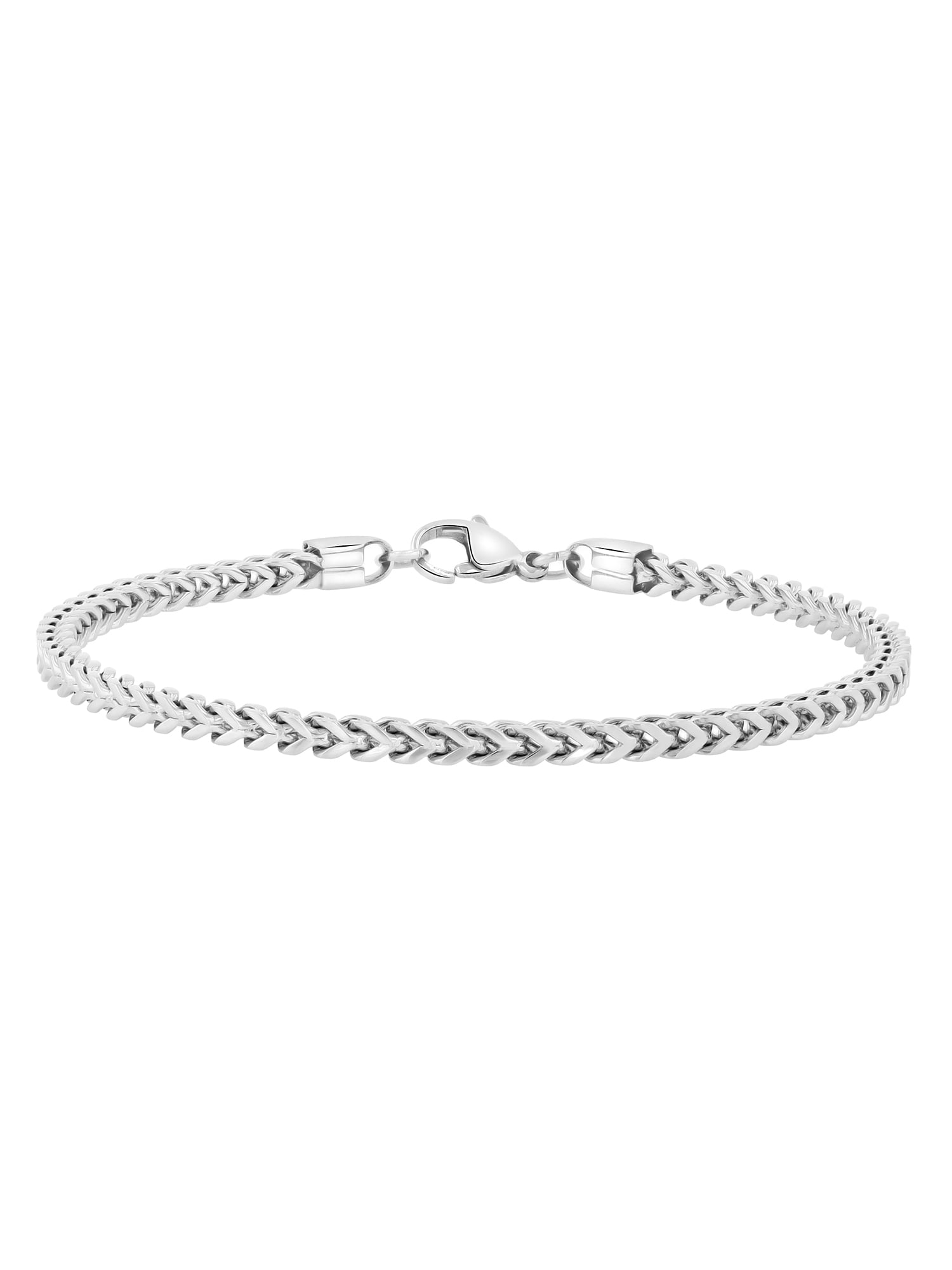 Men's Stainless Steel Franco Link Bracelet & Necklace Set