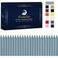 thumbnail image 1 of 24 Pack Silver Spell Chime Candles \u2013 Premium Mini Unscented Taper Candles for Rituals, Prayer, Birthdays, Meditation, Altar, Spells, Chime Candles - 4 Inch Tall - Ideal for Witches, 1 of 7