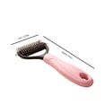 thumbnail image 3 of Pet Grooming Brush, Cat and Dog Comb with Massage Bristles, Deshedding Tool for Hair Removal, Gentle Slicker Brush for All Coats, 3 of 9