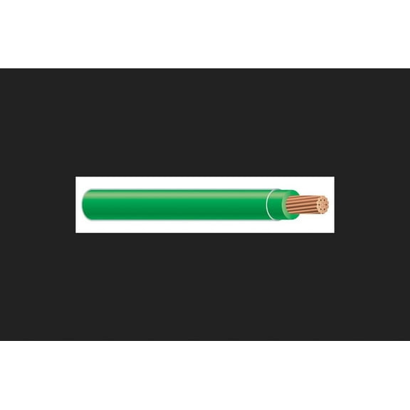 Southwire Building Wire Stranded Copper 6 Ga, 1 Conductor 60 Amp 600 V 90 Deg C 500 ' Green