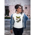 thumbnail image 2 of Butterflies On Paper Iii. T-Shirt Women -Fab Funky Designs, Female 5X-Large, 2 of 4