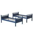 thumbnail image 4 of Pemberly Row Lit Superposé Contemporain en MDF et Bois Simple sur Simple, Bleu Marine, 4 of 11