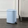 thumbnail image 4 of happimess Roland Mini 2.6-Gallon Step-Open Trash Can, Tide Pool Blue, HPM1009H, 4 of 8