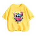 thumbnail image 2 of Camisetas para niños, ropa de Stitch, camisetas para niñas, mono de camión para niños, camisetas de manga corta de Sonic para niños, ropa de verano para niñas, 2 of 5