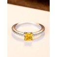 thumbnail image 3 of 1pc Luxurious Classic Style S925 Sterling Silver Handmade Square Gemstone Inlay Ring, Highlighting The Classic Charm, Jewelry, Suitable For Women's Daily Wear, Party Wear, Anniversary Wear, 3 of 5