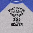 thumbnail image 4 of Inktastic Handpicked for Earth by My Titi in Heaven with Angel Wings Boys or Girls Baby Bodysuit, 4 of 5