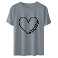 thumbnail image 4 of Teacher Shirt Women Teaching Tshirt Alphabet Graphic Short Sleeve Basic Tee Tops Kindergarten Teachers Gift T-Shirt, 4 of 6