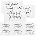 thumbnail image 4 of MLINS  100 Pcs Thank You Card Gift Beyond Grateful Cards Wedding Multipack, 4 of 8