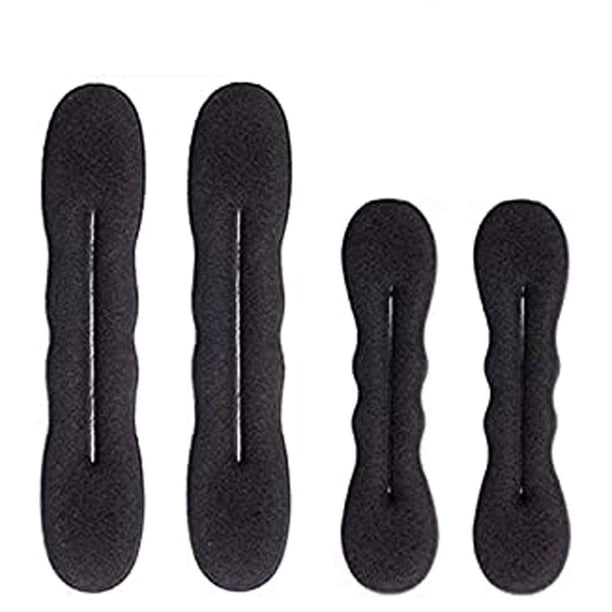 4 Piezas Hair Donut Hair Bun Maker, Ballet Bun Hair Accessory (2 Grandes y 2 Pequeños)