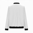 thumbnail image 5 of Towmus Fall Jackets for Women 2025 Trendy Zip Up Bomber Jacket Lightweight Outwear Coat Spring Winter Coats, 5 of 6