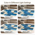 thumbnail image 7 of ODIKA 5'x7' Washable Area Rug Non-Slip, Low Pile, Stain Resistant Colorblock Contemporary Bold Mosaic Panels Field Striped Abstract Refined for Guest Room, Lounge, Apartment, 7 of 7