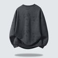 thumbnail image 6 of HUJlwoi Long Sleeve Shirts for Men Lightheight Crew Neck Tie Dye Tshirt Casual Trendy Tee Tops Loose Comfy Fall Winter Outfits, 6 of 6