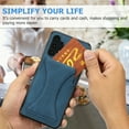 thumbnail image 3 of K-Lion Wallet Case for Samsung Galaxy A32 5G PU Leather Case with Card Slot Kickstand Ultra Thin Men Women Shockproof Case For Samsung Galaxy A32 5G,Blue, 3 of 7
