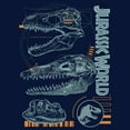 thumbnail image 2 of Boy's Jurassic World Fallen Kingdom Fossil Dinosaur Skulls Graphic Tee Navy Blue X Large, 2 of 4