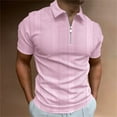 thumbnail image 2 of Oalirro Men's Zip Up T Shirts Slim Fit Casual Short Sleeve Athletic Shirts, 2 of 6