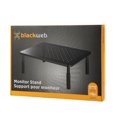 thumbnail image 4 of blackweb Increased Airflow Adjustible Monitor Stand (BWA22HO009C-Black), 4 of 4