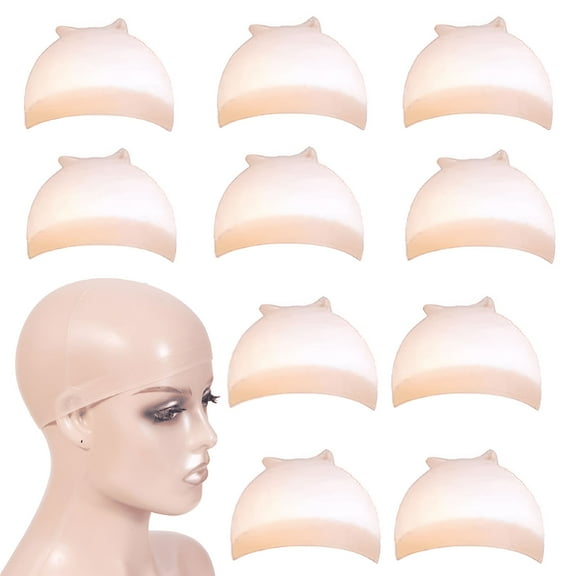 VANIDO Wig Caps Transparent Stocking Cap Sheer Wig Cap Thin Nylon Cap for Lace Front Wig Accessories for Women