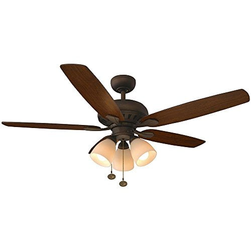 Hampton Bay Rockport 52 in LED Oil Rubbed Bronze Ceiling Fan PARTS ONLY 